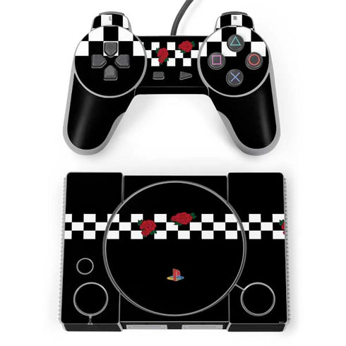 Rose Checkerboard PlayStation Classic Bundle Skin