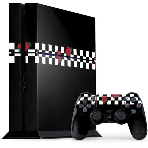 Rose Checkerboard PS4 Console and Controller Bundle Skin