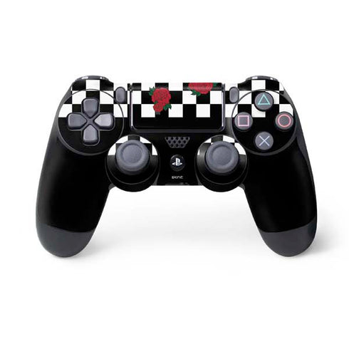 Rose Checkerboard PS4 Controller Skin