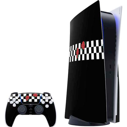 Rose Checkerboard PS5 Bundle Skin