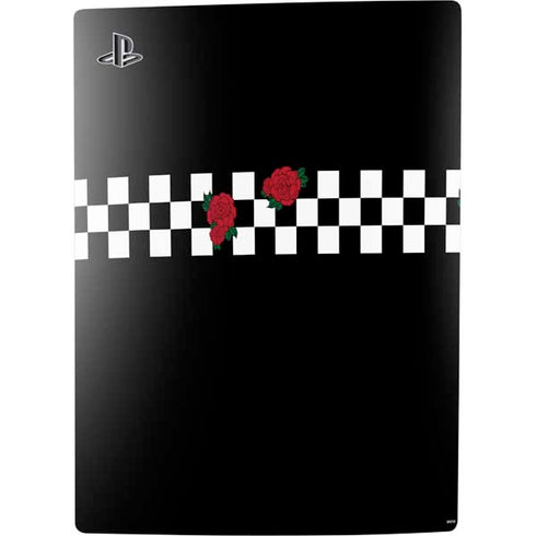 Rose Checkerboard PS5 Digital Edition Console Skin