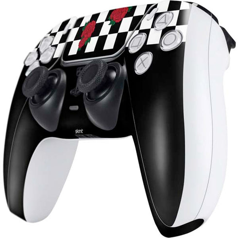 Rose Checkerboard PS5 Controller Skin