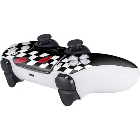 Rose Checkerboard PS5 Controller Skin