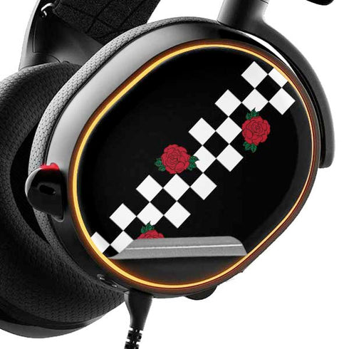 Rose Checkerboard SteelSeries Arctis 3 Skin