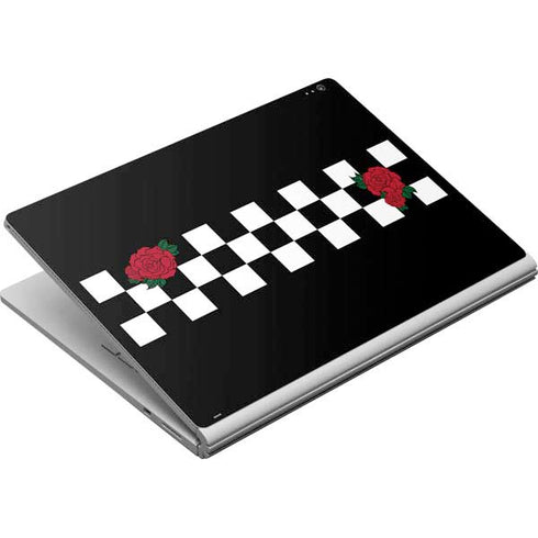Rose Checkerboard Surface Book Skin