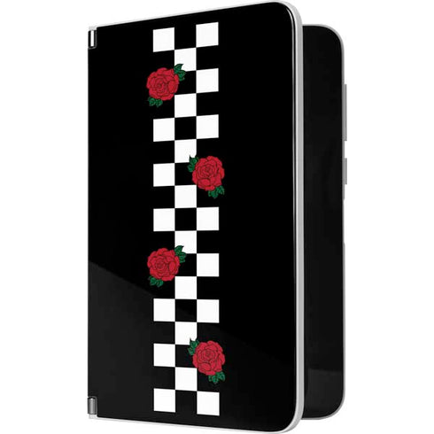 Rose Checkerboard Surface Duo Skin