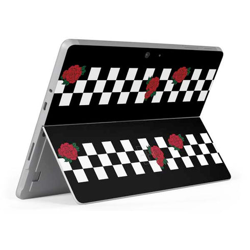 Rose Checkerboard Surface Go Skin