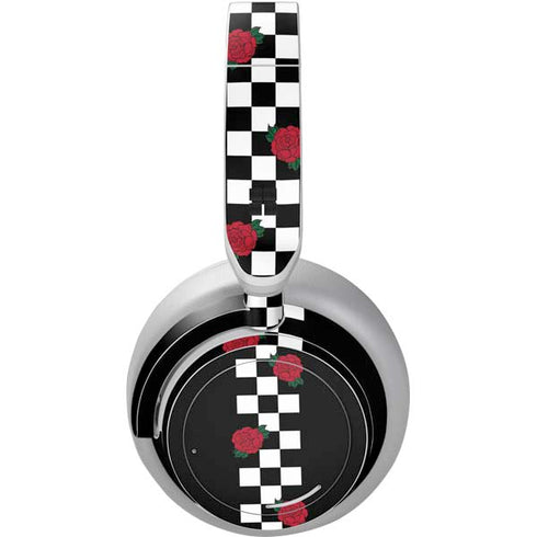 Rose Checkerboard Surface Headphones Skin