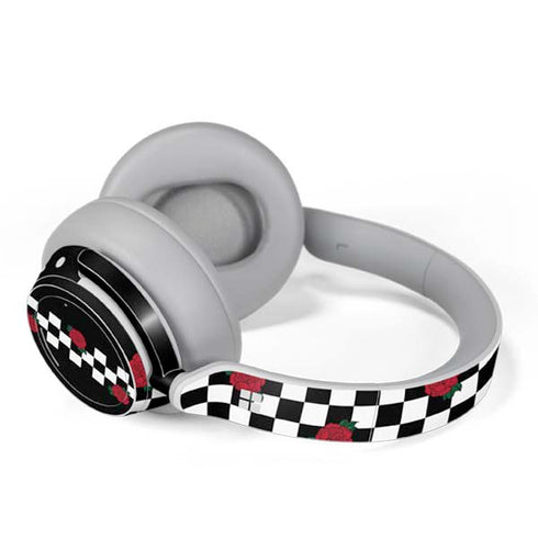 Rose Checkerboard Surface Headphones Skin