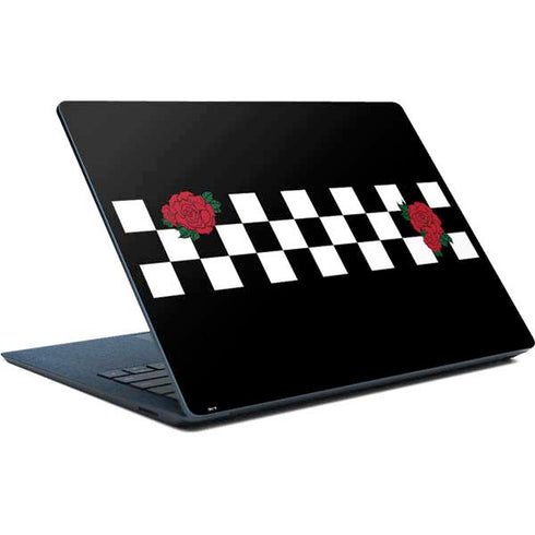 Rose Checkerboard Surface Laptop Skin