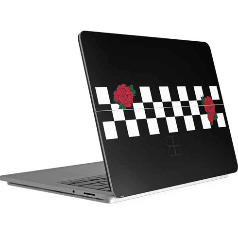 Rose Checkerboard Surface Laptop Studio Skin