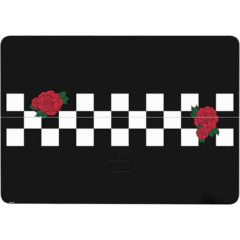Rose Checkerboard Surface Laptop Studio Skin