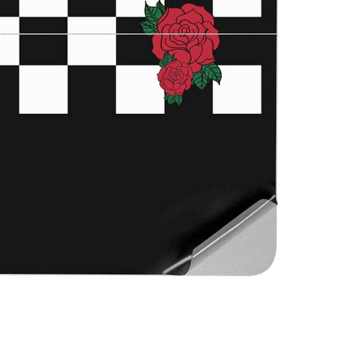 Rose Checkerboard Surface Laptop Studio Skin