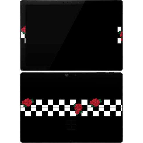 Rose Checkerboard Surface Pro 7 Skin