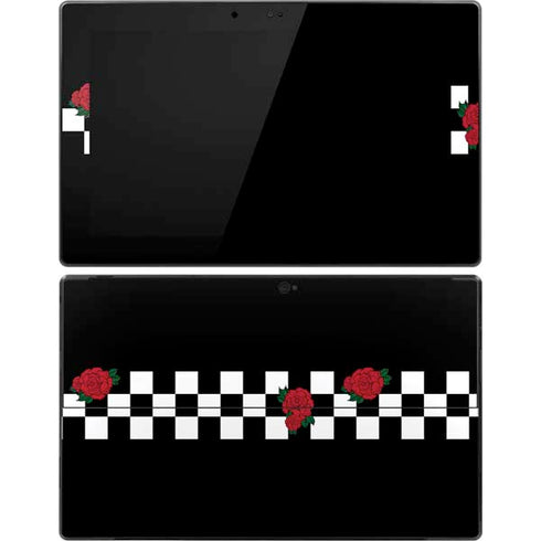 Rose Checkerboard Surface Pro Tablet Skin