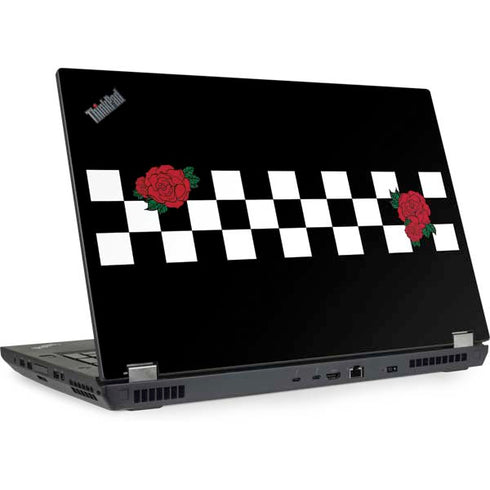 Rose Checkerboard Lenovo ThinkPad Skin