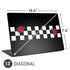Rose Checkerboard Universal Laptop 13in (10.6 x 7.6in) Skin