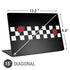 Rose Checkerboard Universal Laptop 15in (12.2 x 8.8in) Skin