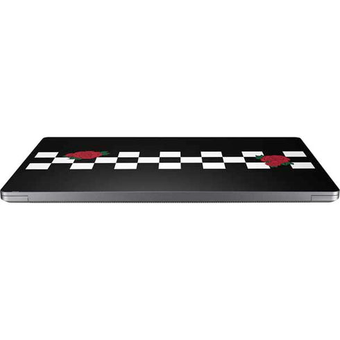 Rose Checkerboard Universal Laptop 16.6in (13.4 x 9.7in) Skin