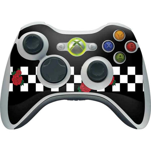 Rose Checkerboard Xbox 360 Wireless Controller Skin
