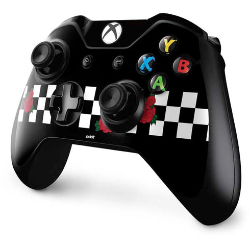 Rose Checkerboard Xbox One Controller Skin