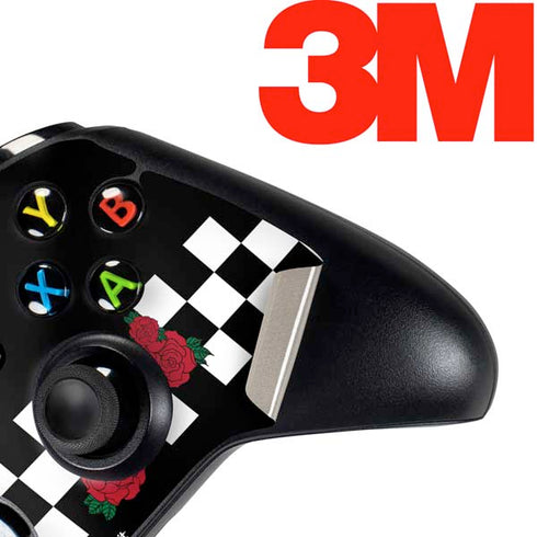 Rose Checkerboard Xbox One Controller Skin