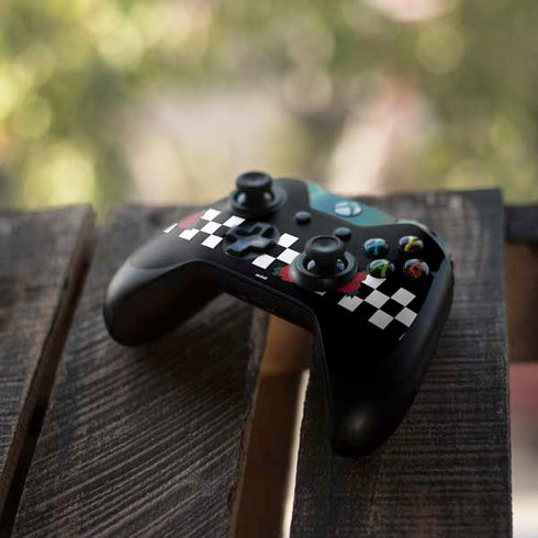 Rose Checkerboard Xbox One Controller Skin