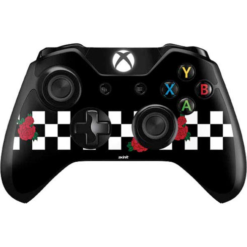 Rose Checkerboard Xbox One Controller Skin