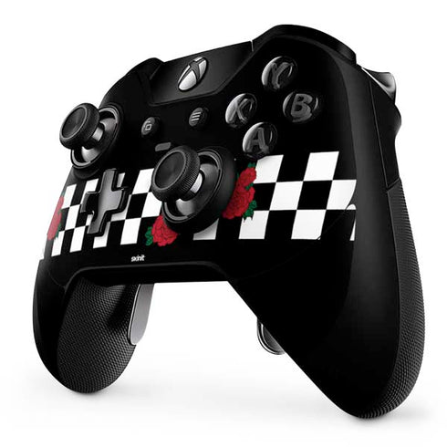 Rose Checkerboard Xbox One Elite Controller Skin