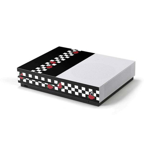 Rose Checkerboard Xbox One S Console Skin