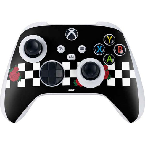 Rose Checkerboard Xbox Series S Controller Skin