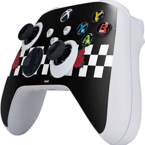 Rose Checkerboard Xbox Series S Controller Skin