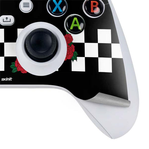 Rose Checkerboard Xbox Series S Controller Skin