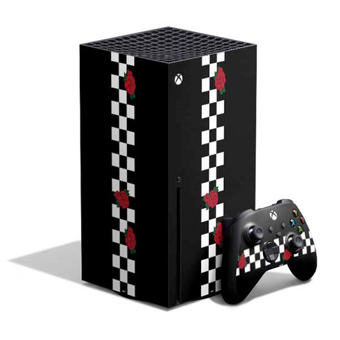 Rose Checkerboard Xbox Series X Bundle Skin