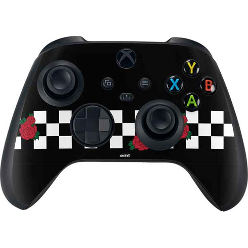 Rose Checkerboard Xbox Series X Controller Skin
