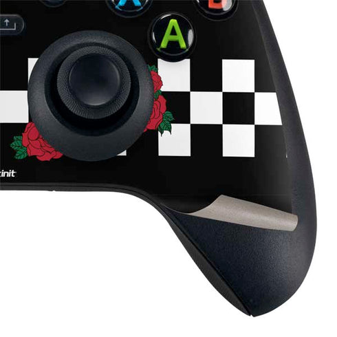 Rose Checkerboard Xbox Series X Controller Skin
