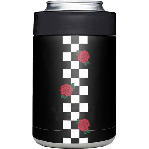 Rose Checkerboard Yeti Colster Can Insulator Skin