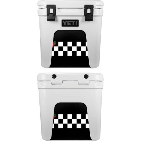 Rose Checkerboard YETI Roadie 24 Hard Cooler Skin