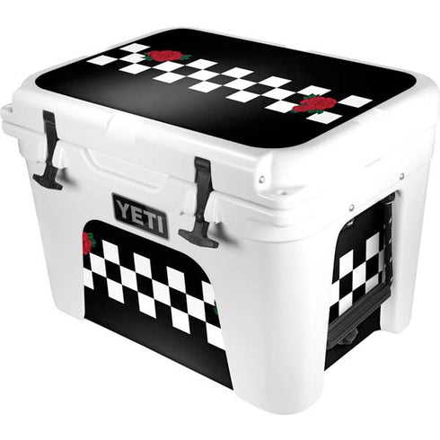 Rose Checkerboard YETI Tundra 35 Hard Cooler Skin