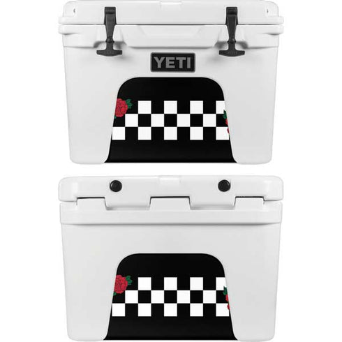 Rose Checkerboard YETI Tundra 35 Hard Cooler Skin