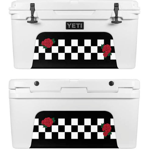 Rose Checkerboard YETI Tundra 65 Hard Cooler Skin