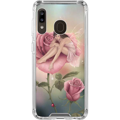 Rachel Anderson Rose Fairy Galaxy A30 Clear Case