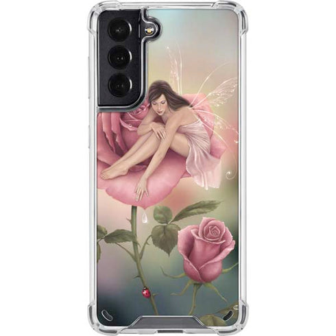 Rachel Anderson Rose Fairy Galaxy S21 5G Clear Case