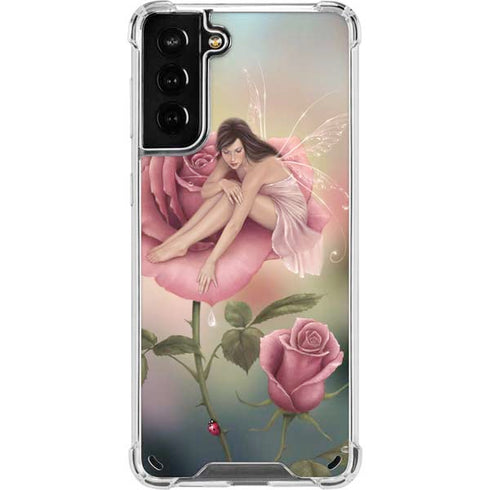 Rachel Anderson Rose Fairy Galaxy S21 Plus 5G Clear Case