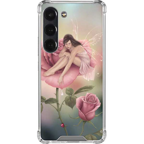Rachel Anderson Rose Fairy Galaxy S23 Clear Case