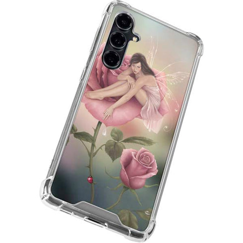 Rose Fairy by Rachel Anderson Galaxy S23 FE Clear Case