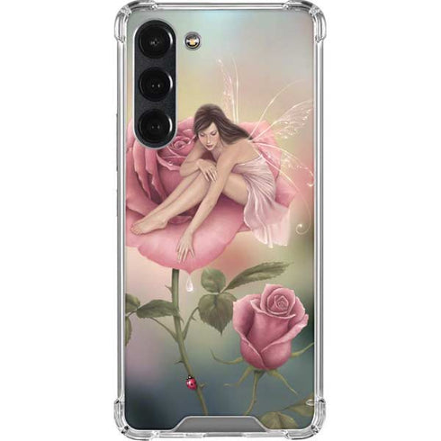 Rachel Anderson Rose Fairy Galaxy S23 Plus Clear Case