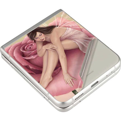 Rachel Anderson Rose Fairy Galaxy Z Flip3 5G Skin