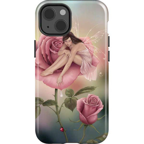 Rose Fairy by Rachel Anderson iPhone 15 Impact Case