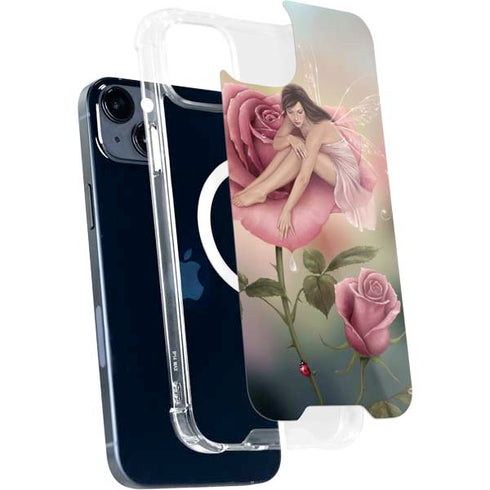 Rose Fairy by Rachel Anderson iPhone 15 Plus MagSafe Case